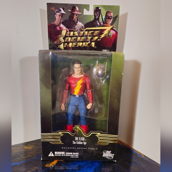 Lot of 3 DC Direct Justice Society of America  series 1 collectable figures - Picture 5 of 8